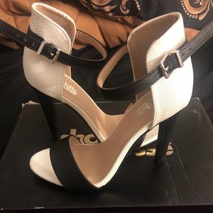 Black and White Casual/Dress Heels